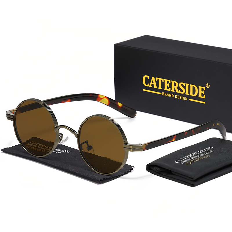 Vintage Fashion Images - CATERSIDE Vintage Men's Sunglasses Hip-Hop Style
