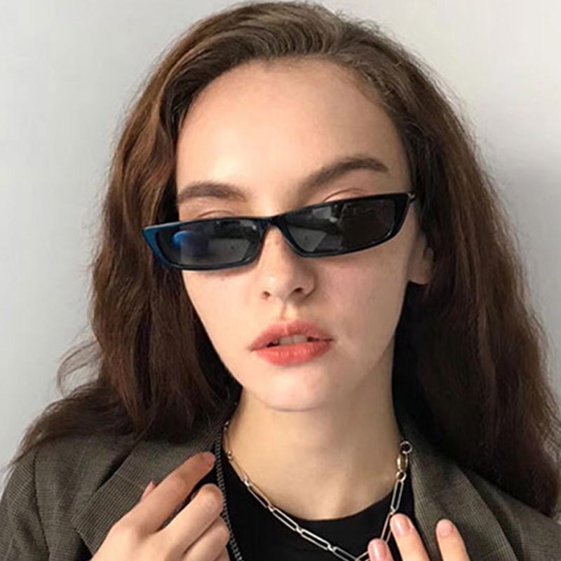 Vintage Fashion Images - Small Rectangle Sunglasses Fashion Women Retro