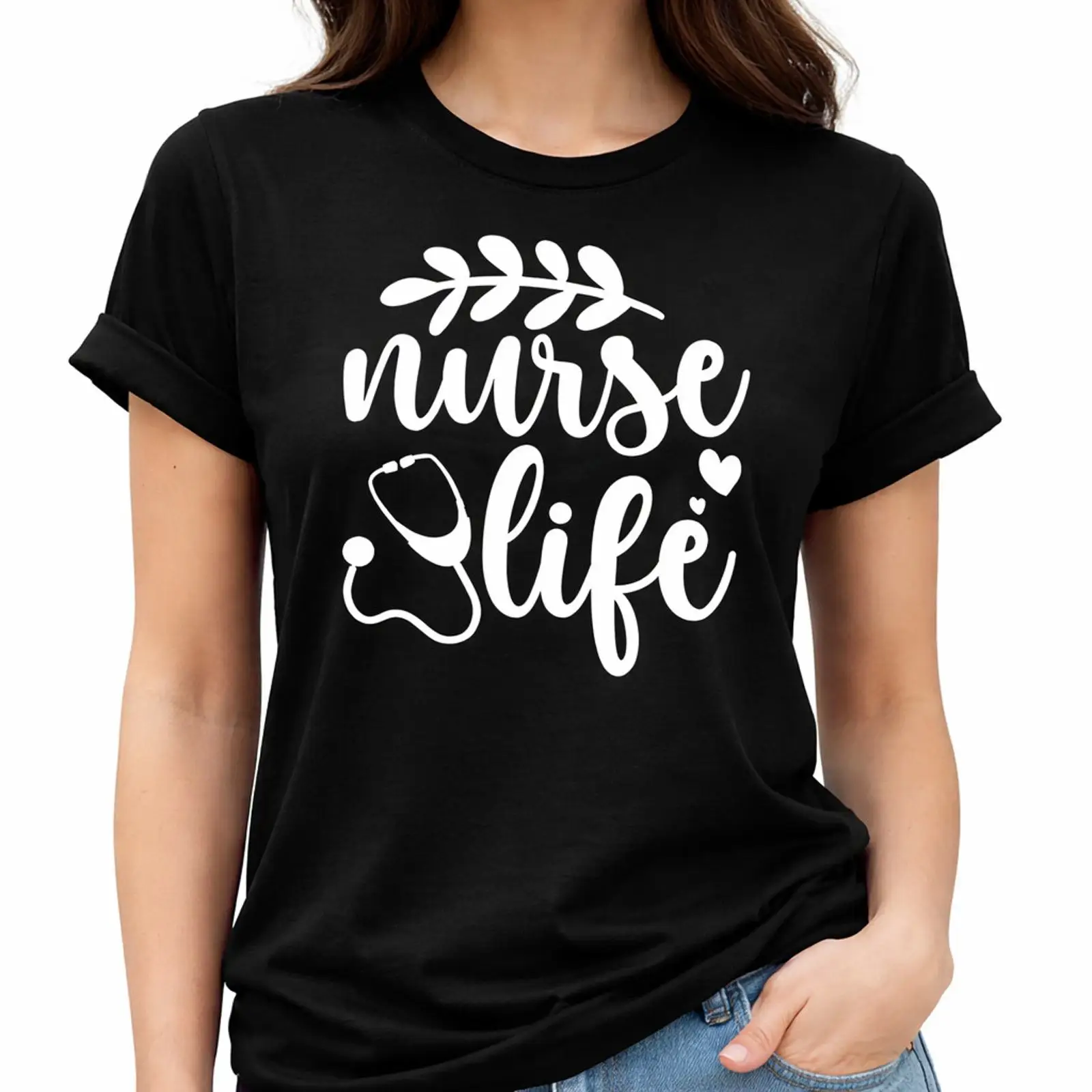 Vintage Fashion Quotes Short - Nurse Life Stethoscope RN Nursing Cute