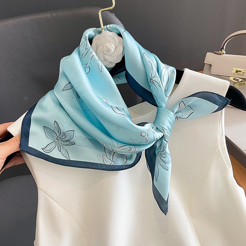 53x53cm Small Square 100% Real - огляд і ціна Vintage Fashion Hijab