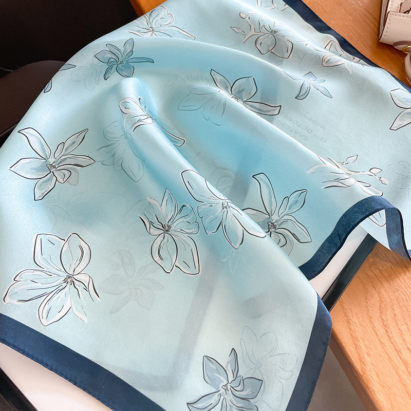 53x53cm Small Square 100% Real - огляд і ціна Vintage Fashion Hijab
