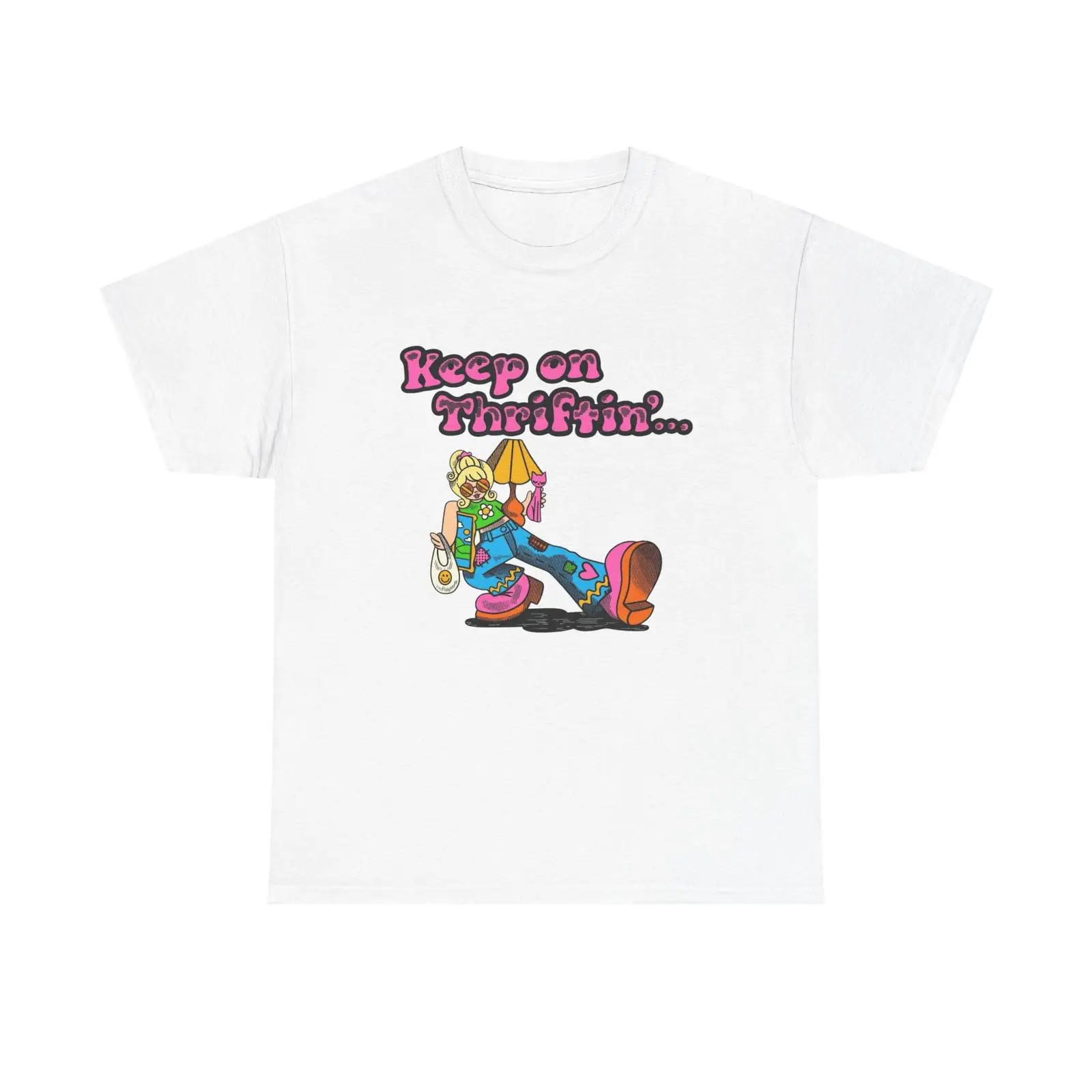 Keep On Thrifting Funny T Shir - огляд і ціна Thrift Vintage Fashion Usa