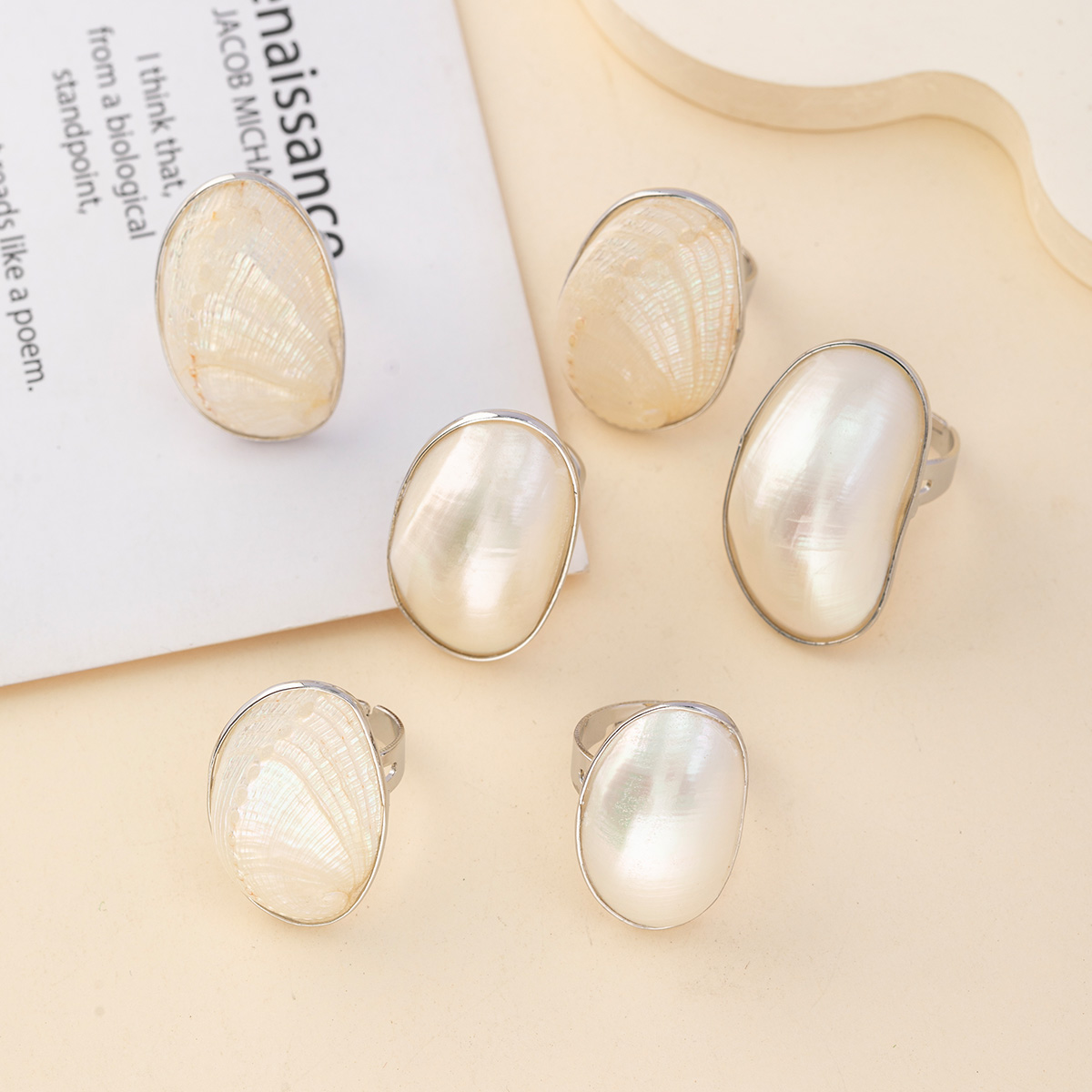 Vintage Chunky Shell Rings for - огляд і ціна Vintage Fashion Outlet