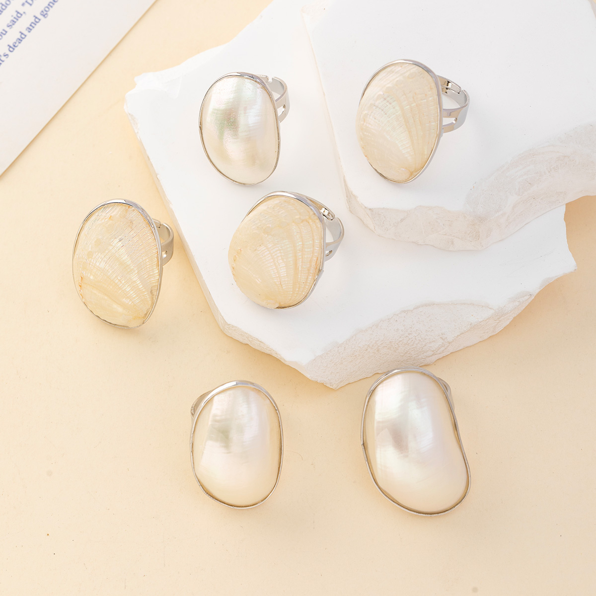 Vintage Chunky Shell Rings for - огляд і ціна Vintage Fashion Outlet