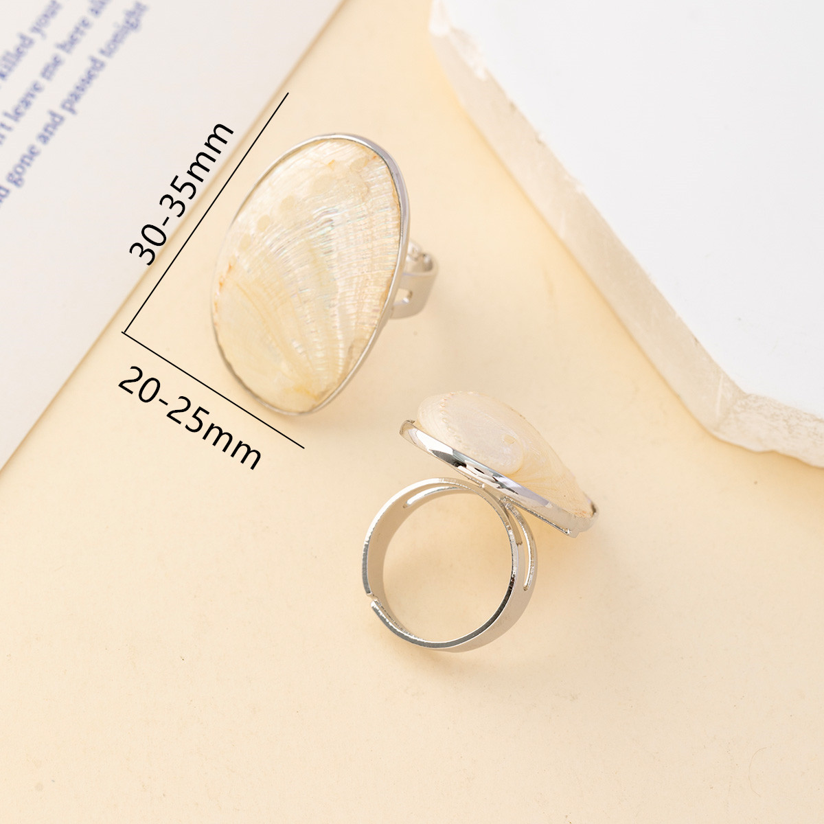 Vintage Chunky Shell Rings for - огляд і ціна Vintage Fashion Outlet