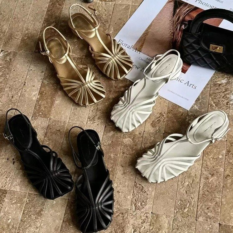 French-style Vintage Woven Toe - огляд і ціна Vintage Fashion Style