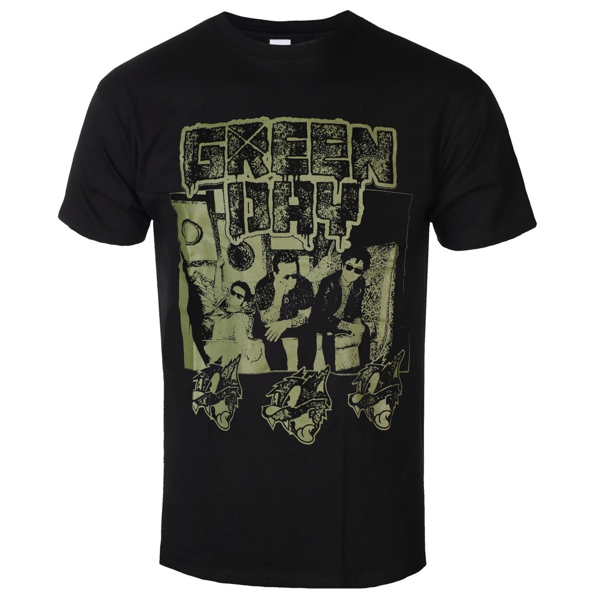 Green Day Distressed Faded Ban - огляд і ціна Band Tee Faded 90S
