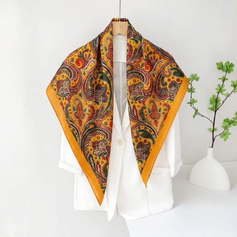Vintage Satin Square Scarf Wom - огляд і ціна Vintage Fashion Hijab