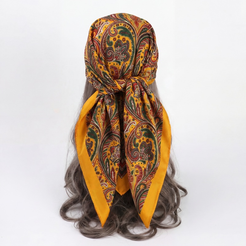 Vintage Satin Square Scarf Wom - огляд і ціна Vintage Fashion Hijab