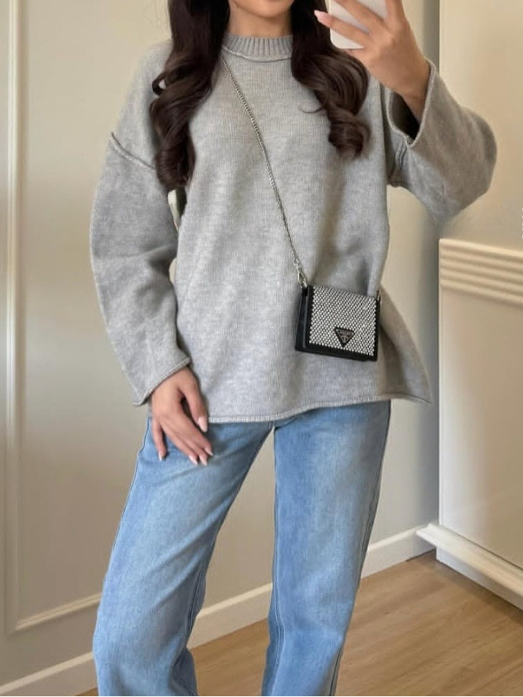 Vintage Women Sweaters Black L - огляд і ціна Vintage Fashion Old Money