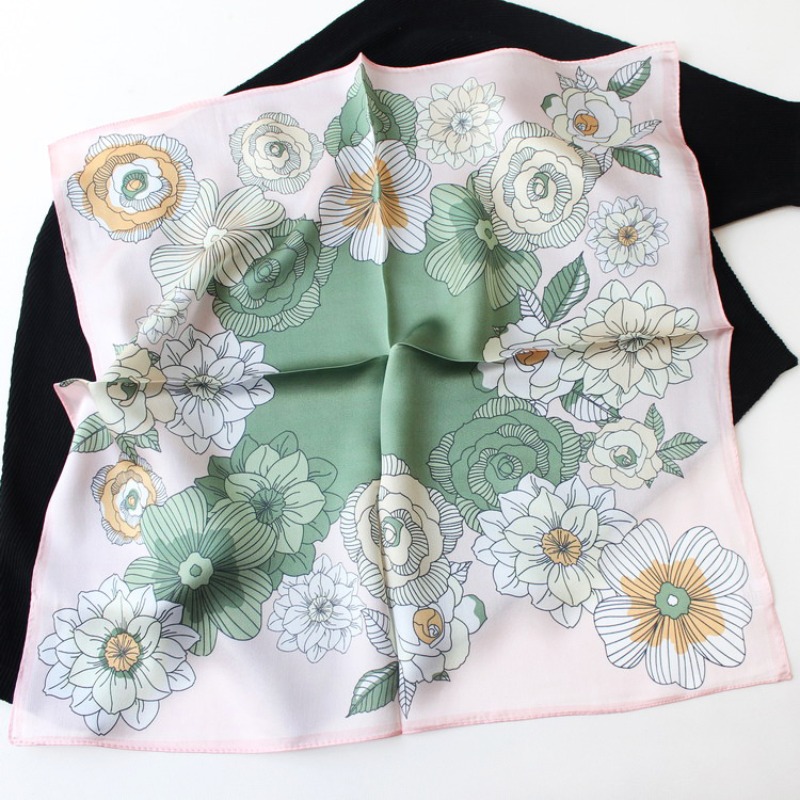 New 53cm 100% Mulberry Silk Sc - огляд і ціна Vintage Fashion Hijab