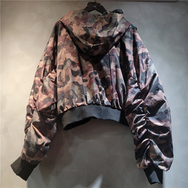 WTHT Trendy Women's Camouflage - огляд і ціна Patchwork Jean Jacket