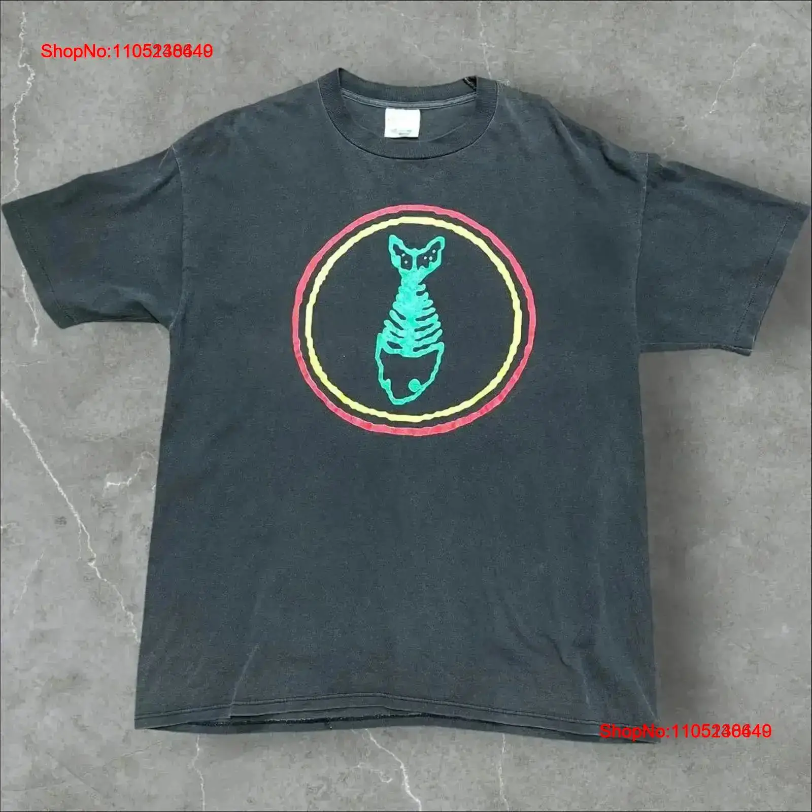 90S Fishbone Band T Shirt Vint - огляд і ціна Band Tee Faded 90S