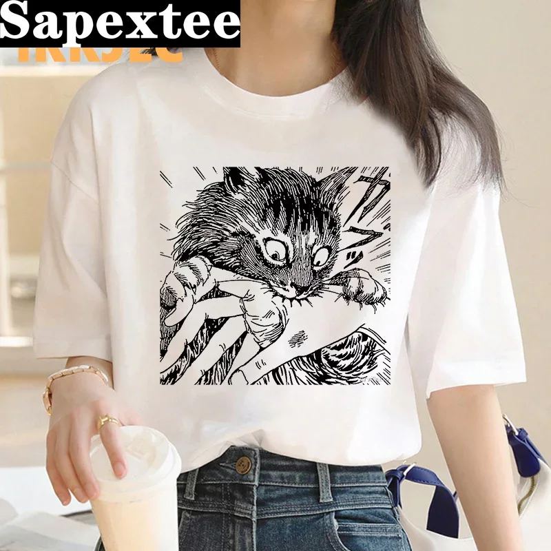 junji ito t-shirt women haraju - огляд і ціна Tie Dye Shirt Vintage