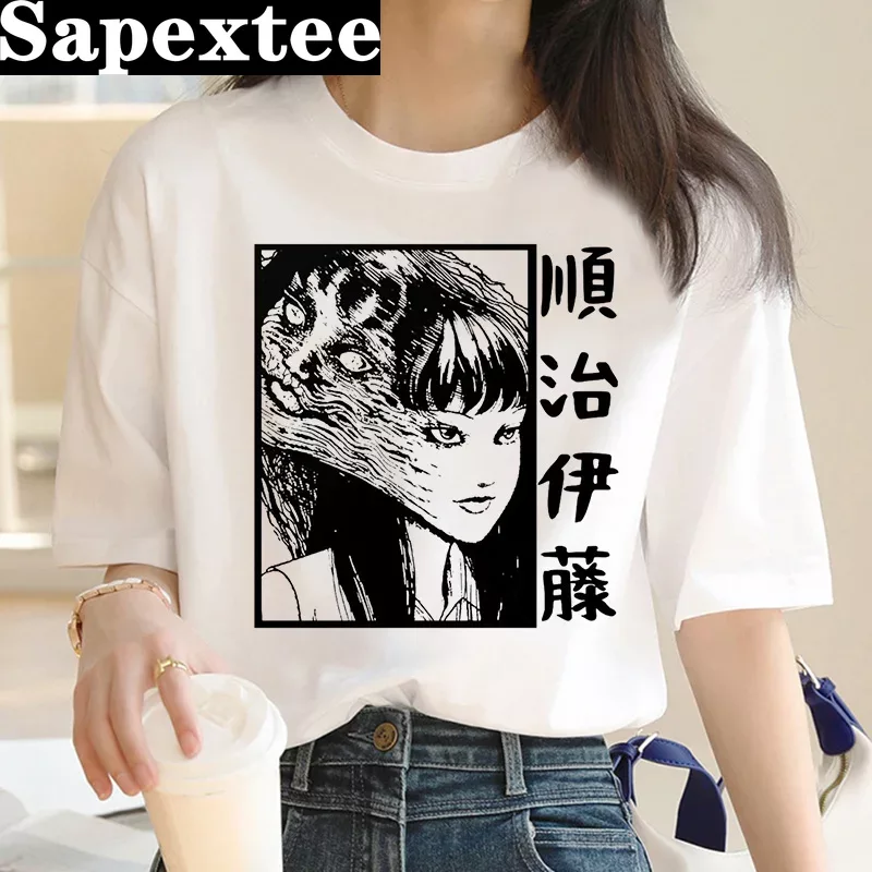 junji ito t-shirt women haraju - огляд і ціна Tie Dye Shirt Vintage