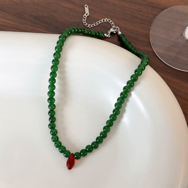 Vintage Green Beaded Necklace  - огляд і ціна Vintage Fashion Looks