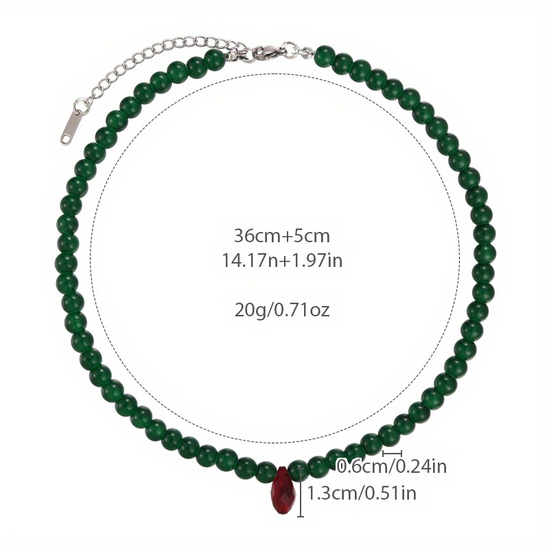Vintage Green Beaded Necklace  - огляд і ціна Vintage Fashion Looks