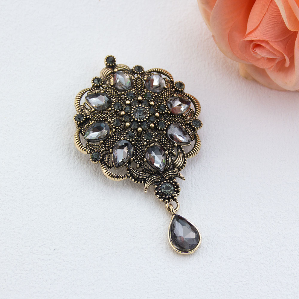 Vintage Gray Crystal Turkish B - огляд і ціна Vintage Fashion Hijab