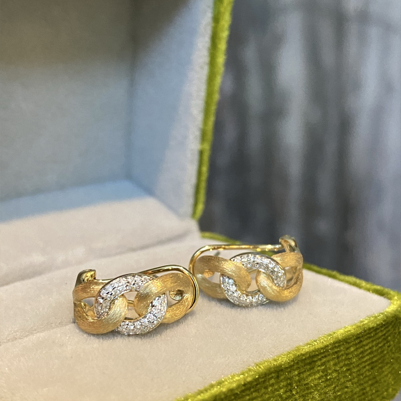 Aazuo 18K Yellow Gold Real Dia - огляд і ціна Vintage Fashion Rings For Women