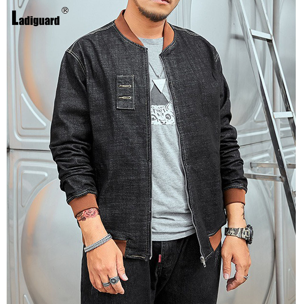Ladiguard Plus Size 7xl Mens P - огляд і ціна Patchwork Jean Jacket