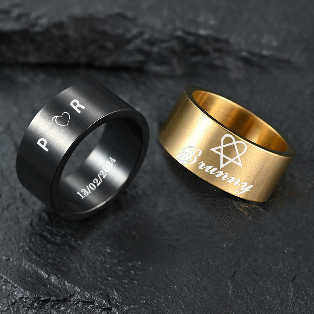 Personalize Stainless Steel Be - огляд і ціна Vintage Fashion Rings For Women