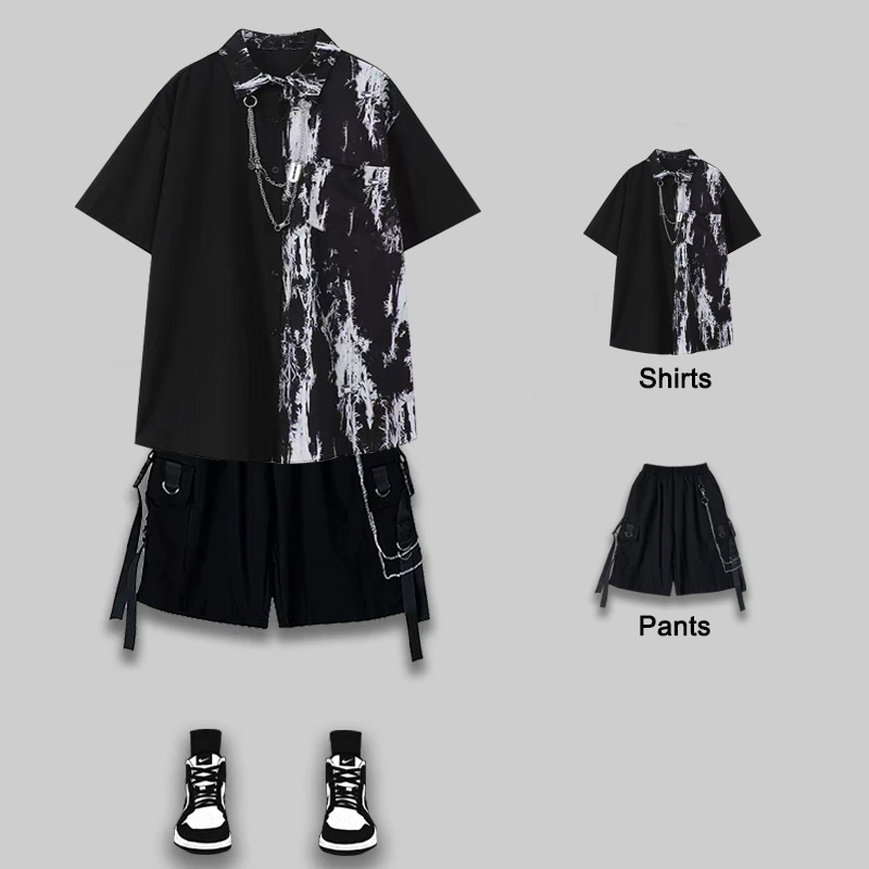 Arens Techwear Men's Summer Su - огляд і ціна Tie Dye Shirt Vintage