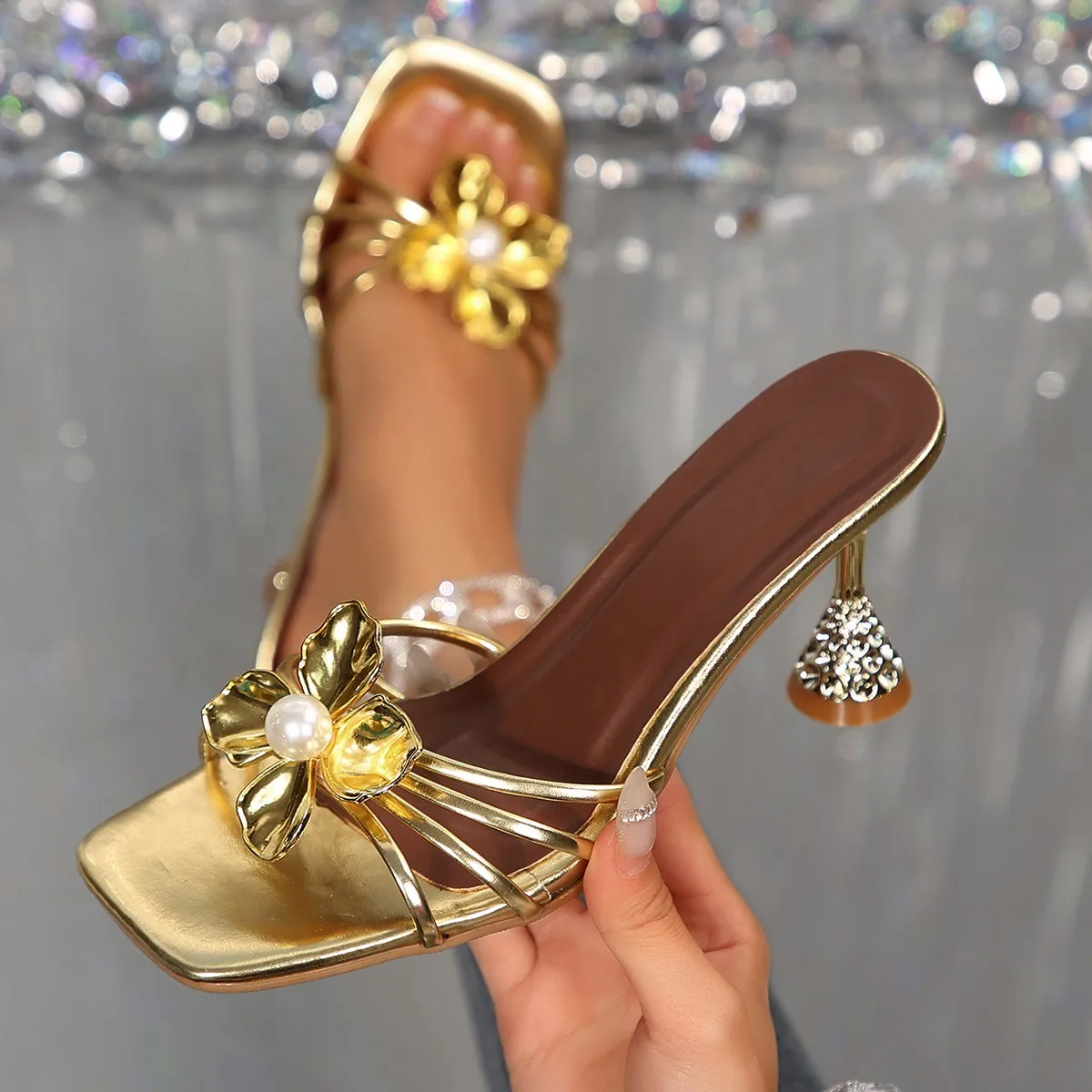 Vintage Metal Flower Crystal C - огляд і ціна Vintage Fashion Style