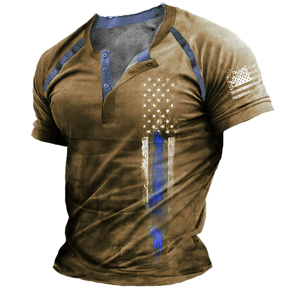 Funny 3D American Flag Print M - огляд і ціна Vintage Fashion Style