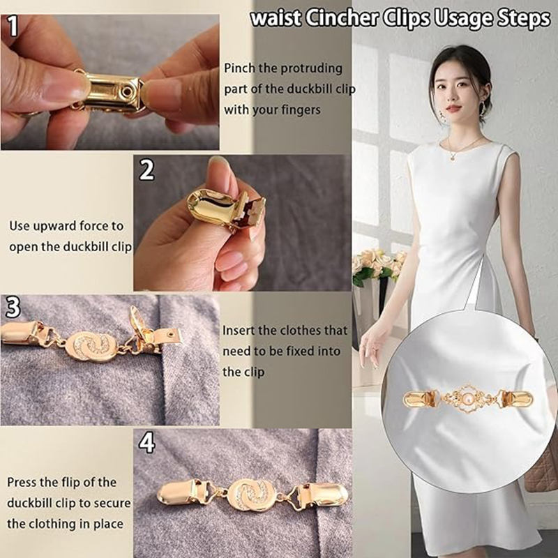 1PC Waist Cinch Clips Vintage  - огляд і ціна Vintage Fashion Postcards