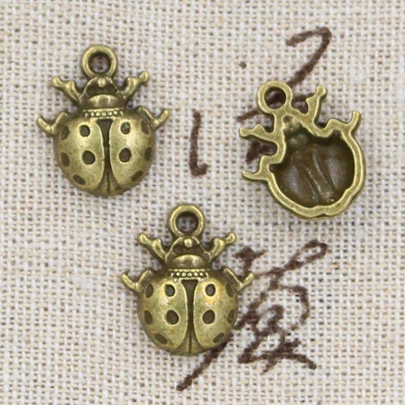 12pcs Charms Ladybug Bug 16x14 - огляд і ціна Vintage Fashion Bug