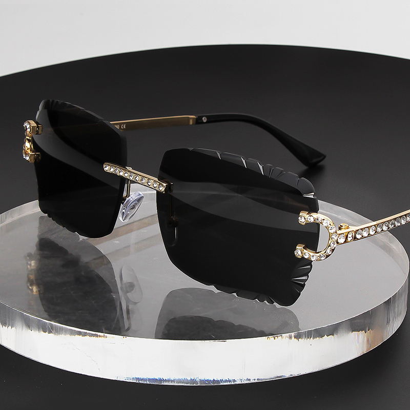 Fashion Rimless Square Sunglas - огляд і ціна Vintage Fashion Images