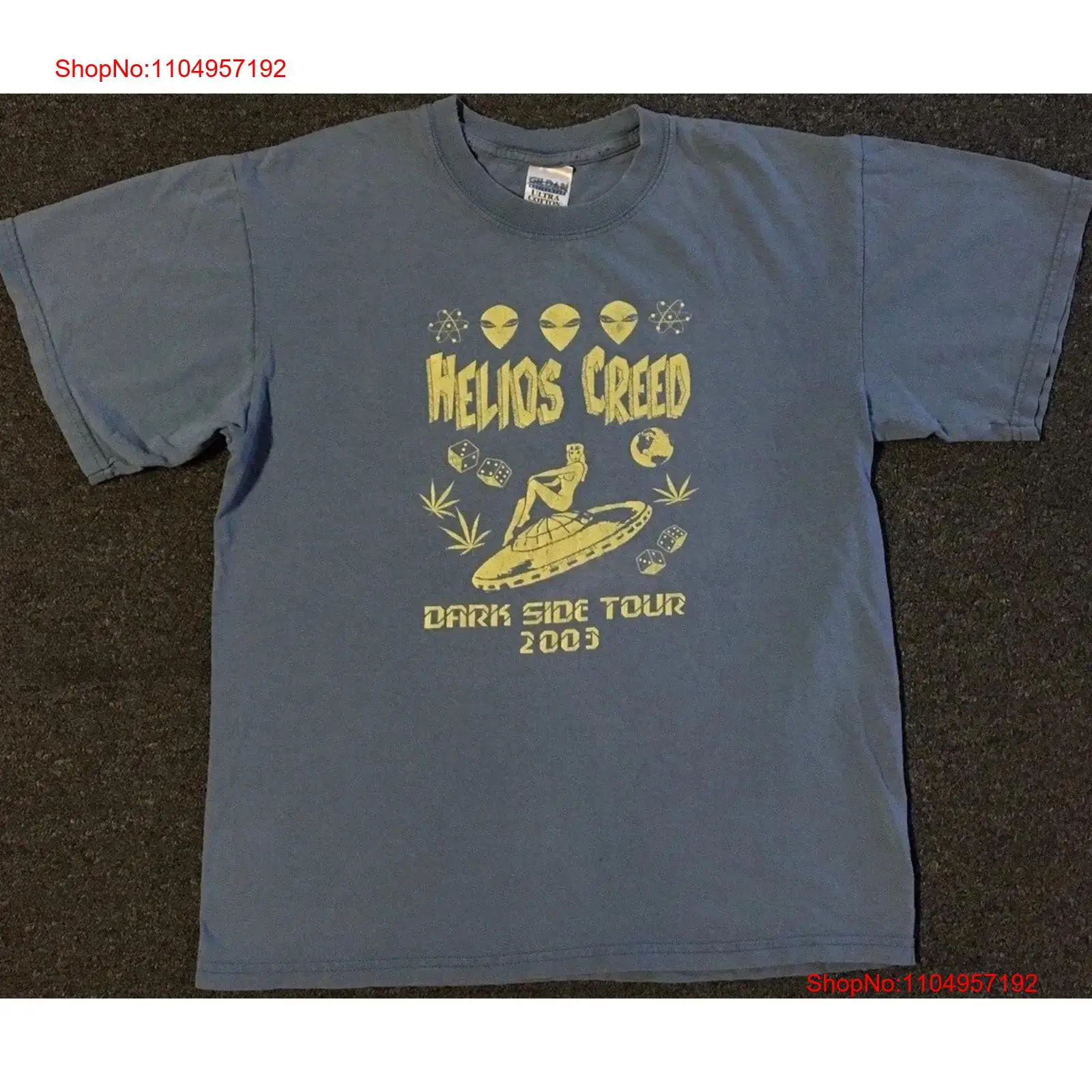 Vtg Helios Creed 2003 Faded To - огляд і ціна Band Tee Faded 90S