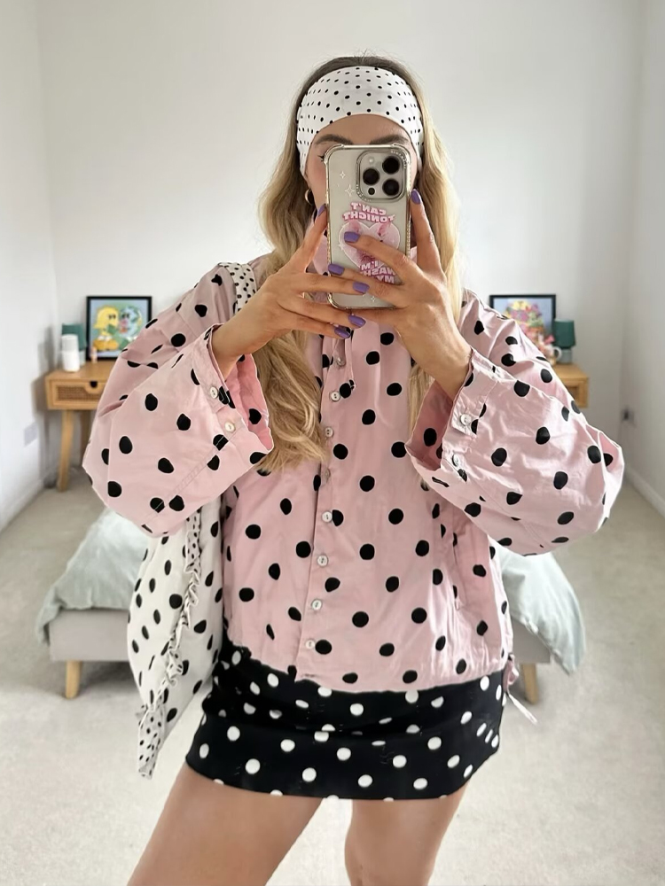 HH Women Fashion Polka Dot Dra - огляд і ціна Vintage Fashion Looks