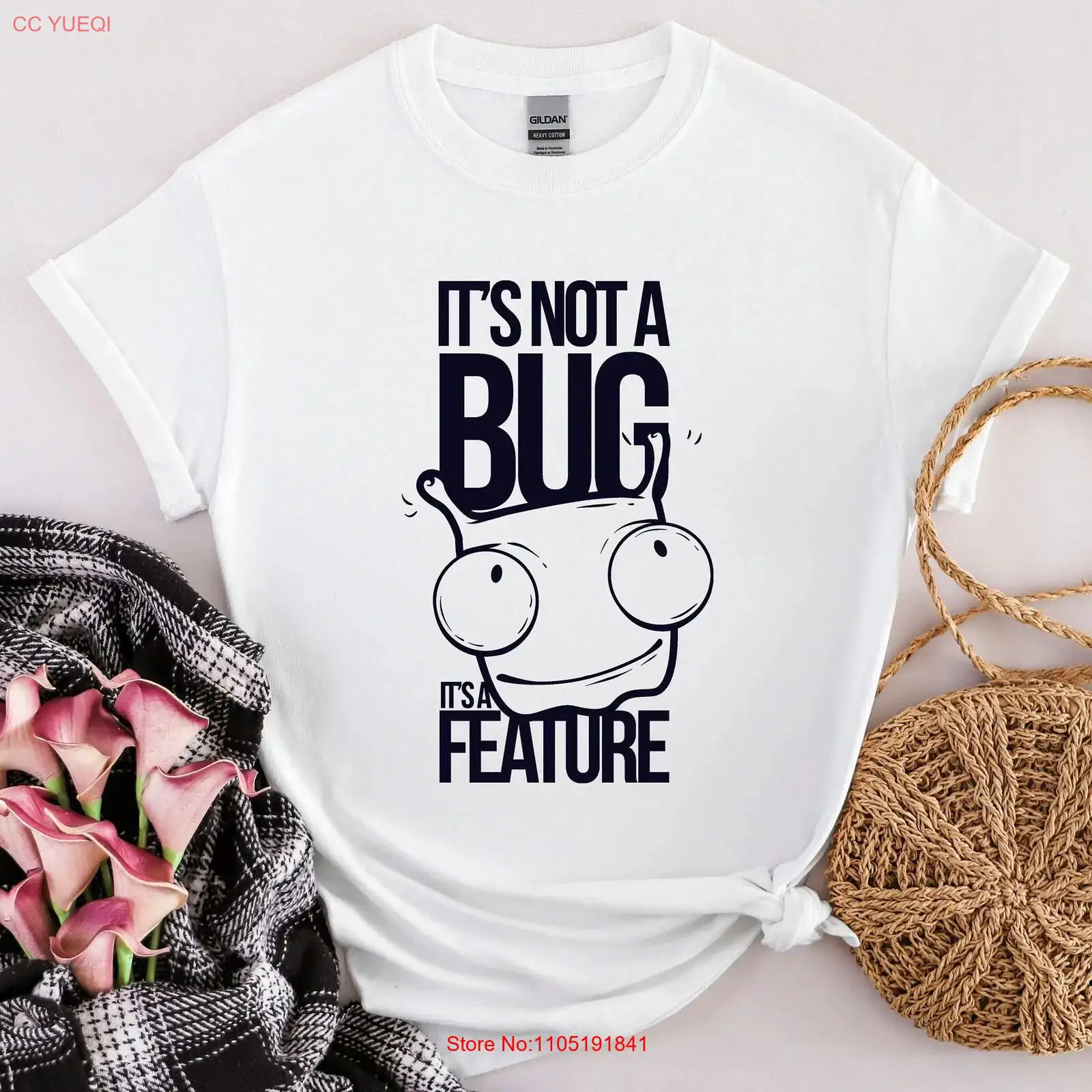 Gamer shirt its not a bug feat - огляд і ціна Vintage Fashion Bug