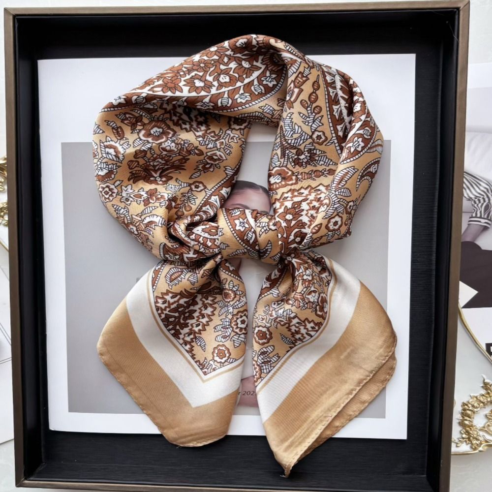 New Luxury Print Imitation Sil - огляд і ціна Vintage Fashion Hijab