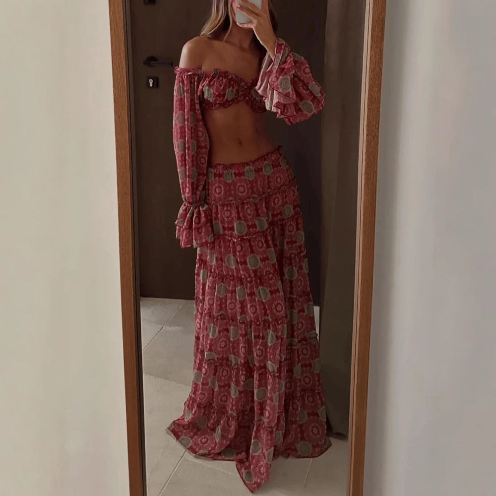 Vintage Print Skirt Two Piece  - огляд і ціна Vintage Fashion Pieces