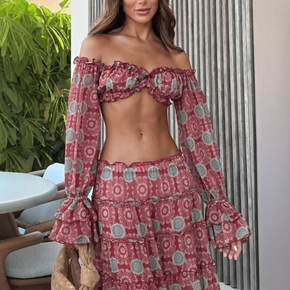 Vintage Print Skirt Two Piece  - огляд і ціна Vintage Fashion Pieces