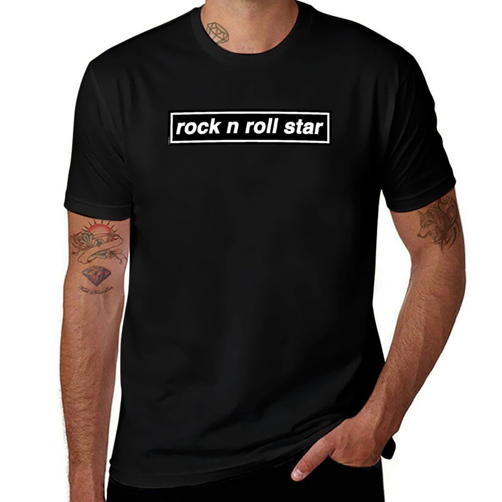 Rock n Roll Star - OASIS Band  - огляд і ціна Band Tee Faded 90S