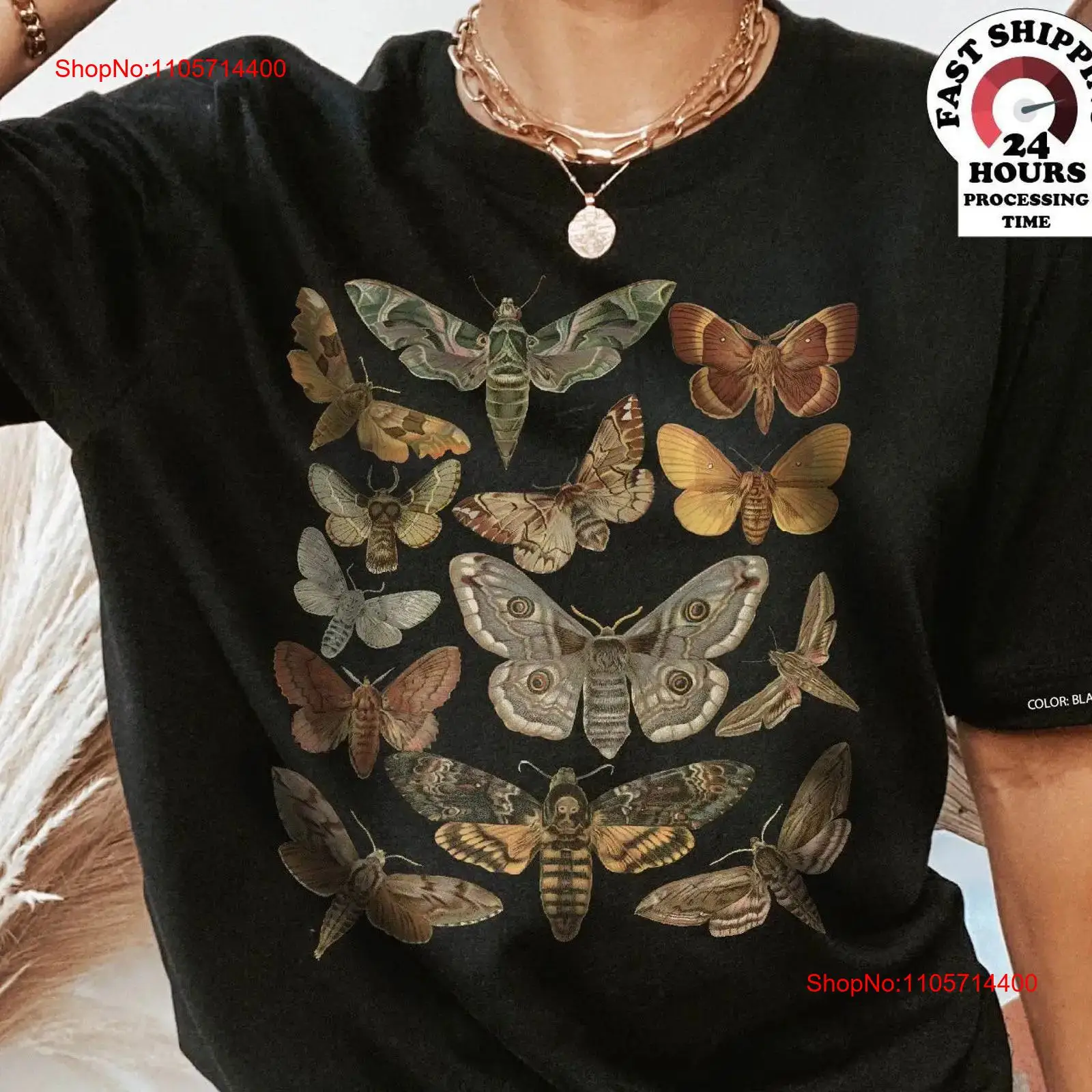 Moth T Shirt Cottagecore Bug A - огляд і ціна Vintage Fashion Bug