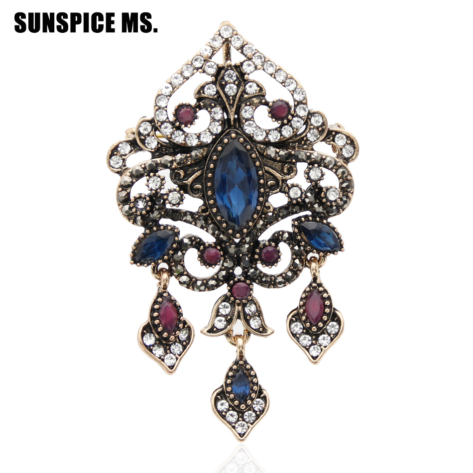 Sunspicems Turkish Women Brooc - огляд і ціна Vintage Fashion Hijab