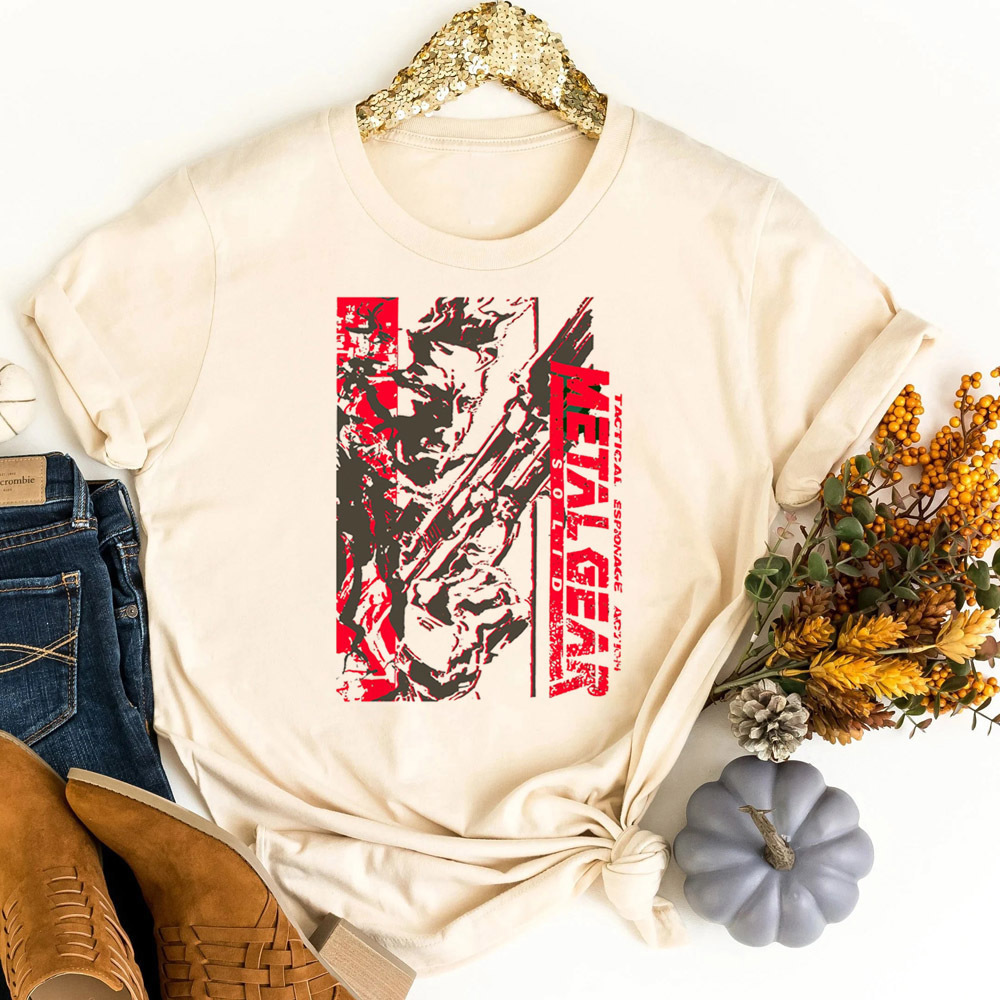 Metal Gear Solid tshirt teen c - огляд і ціна Vintage Fashion For Sale
