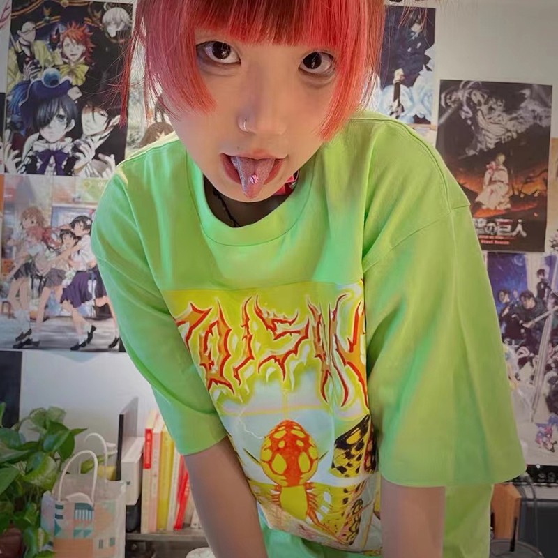 Karrcat Y2k Aesthetics T-shirt - огляд і ціна Tie Dye Shirt Vintage
