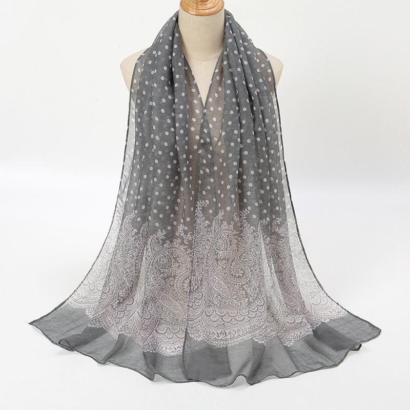 Vintage Gradient Polk Dot Cott - огляд і ціна Vintage Fashion Hijab