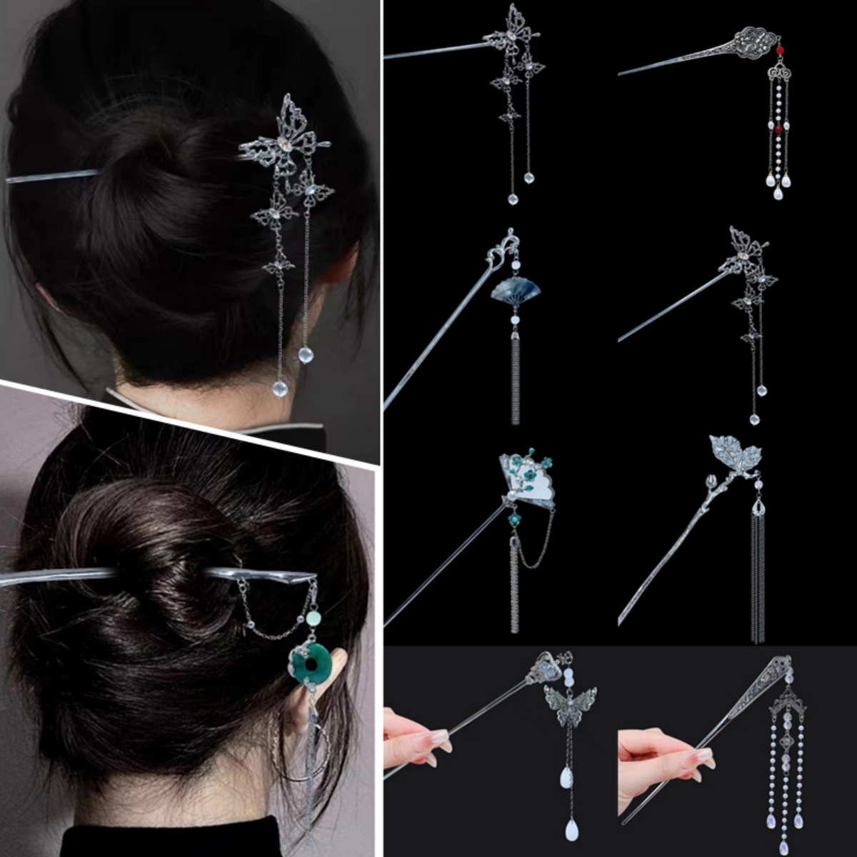 18cm Chinese Style Hairpin Ele - огляд і ціна Vintage Fashion Jewelry