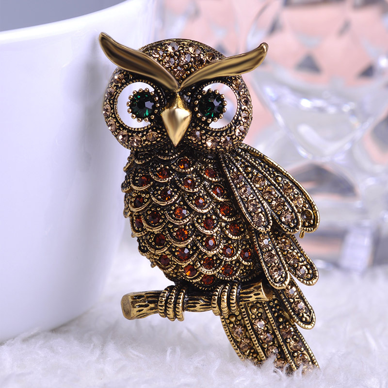BUCOMEOI Large Bird Owls Vinta - огляд і ціна Vintage Fashion Hijab