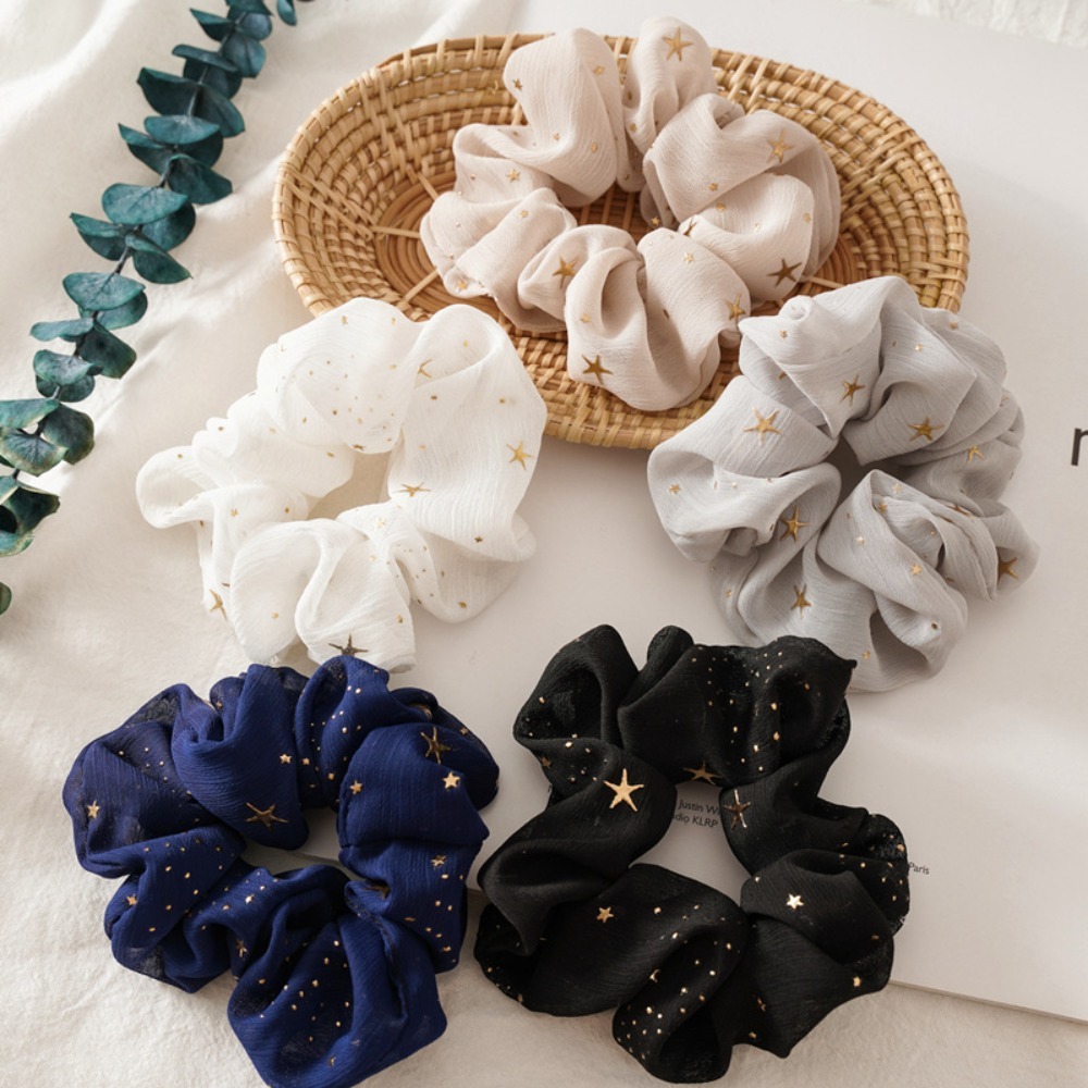 1/5pcs Print Scrunchie Dreamy  - огляд і ціна Vintage Fashion Looks